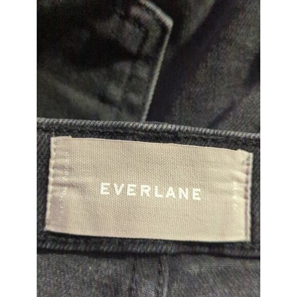Everlane Jeans Woman's 29 The Hi Rise Washed Black‎ Ankle Basic Casual Stretch - Picture 9 of 13